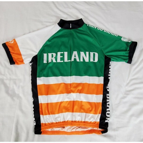 Peak Performance Other - PERFORMANCE IRELAND CYCLING JERSEY Green Erin Go Brach Size M
